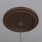Ekena Millwork Traditional PVC Medallion (Canopies up to 13 1/2"), 22"OD x 3 1/2"ID x 1 1/2"P, Metallic Rust CMP22TRDRU - alternate 7